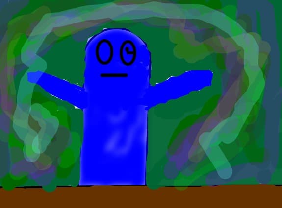 blue