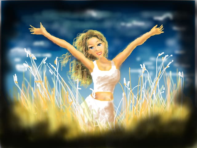 happy