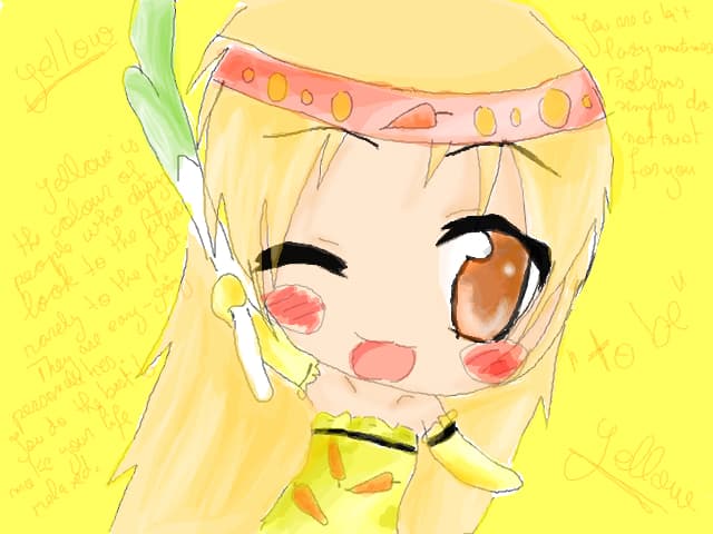 yellow chibi