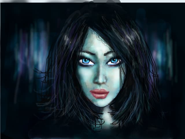 blue