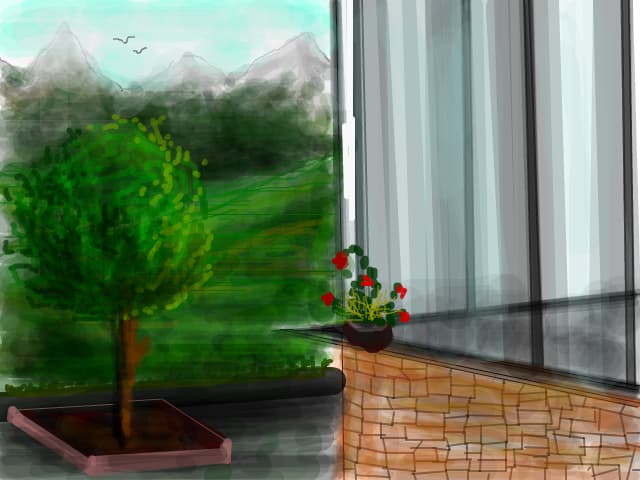 Din balcon