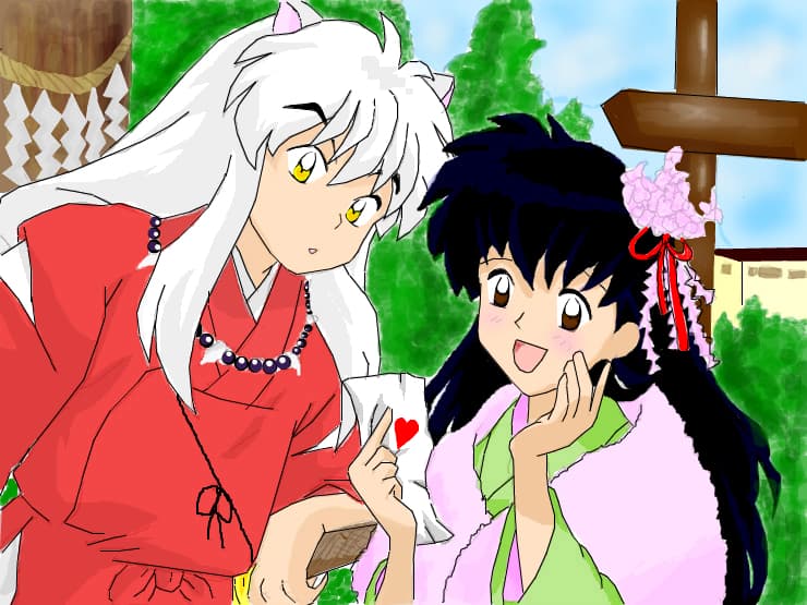inuyasha kagome letter