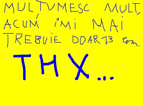 multumesc mult