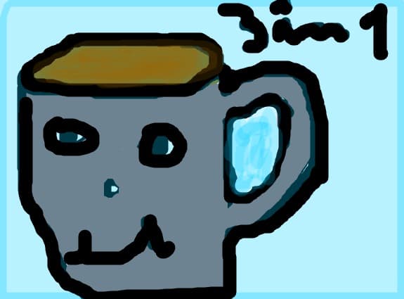 o ceascafea vesela