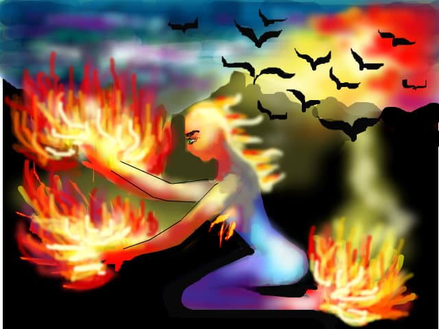 get the fire out