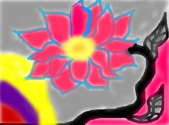 flower in the sky
