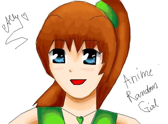 anime random girl:):)