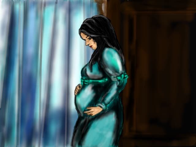 young mother