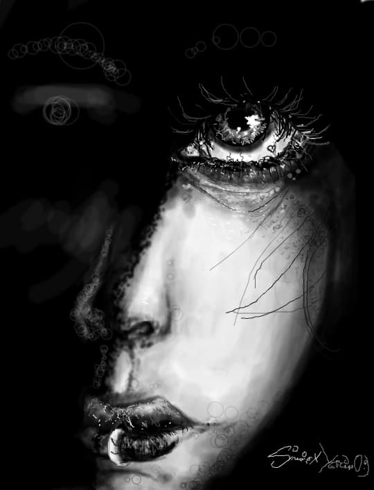 Look Into Your Own Eyes,Bitch!Mine Are Too Black`n`White To See My Own Color...