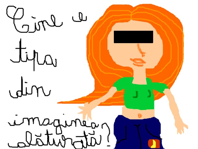 cine e tipa din imagine?