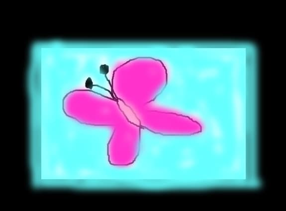 fluturele steleta