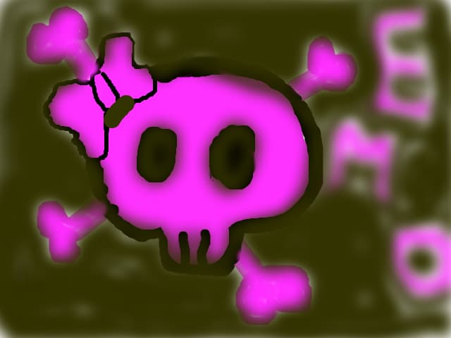 emo skull