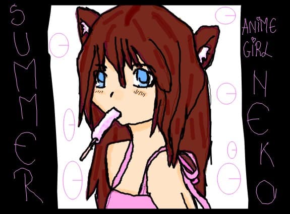 anime girl neko ^.^