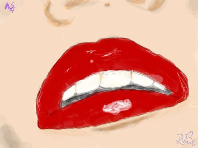 lipss`...I know...Is horrible8-|...