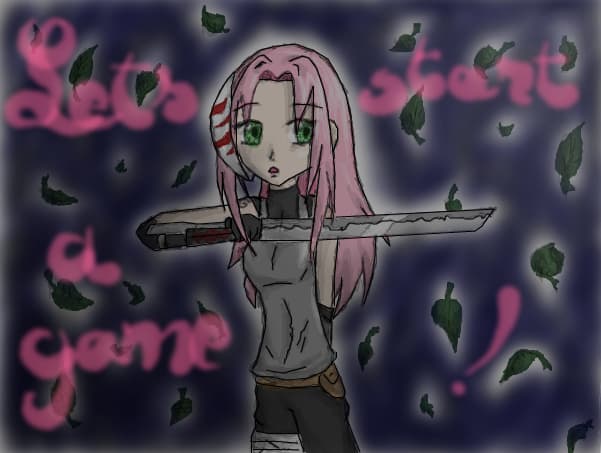 Sakura ANBU black