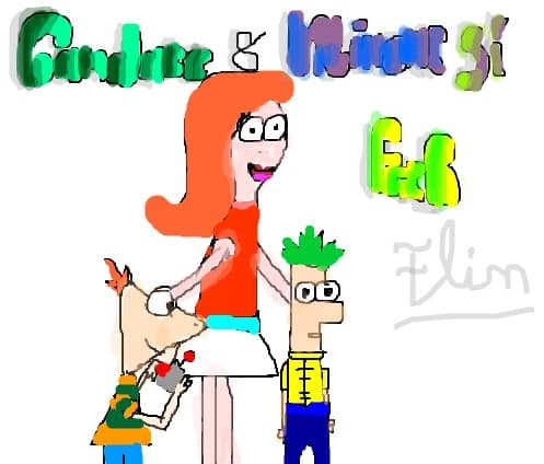 Cnadace&amp;Phineas si ferb Flin