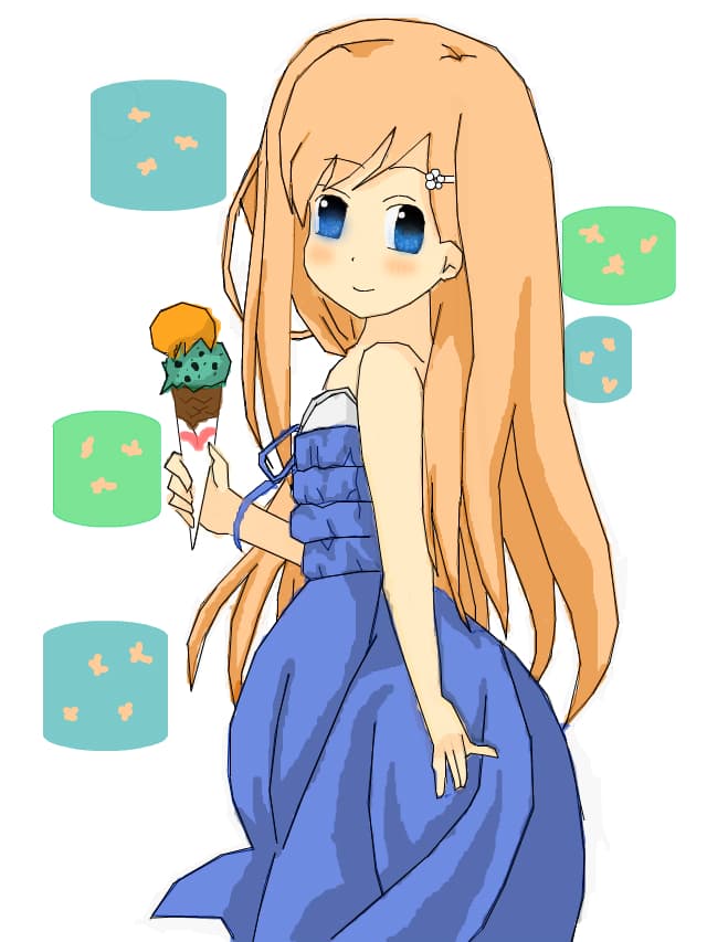 anime summer girl