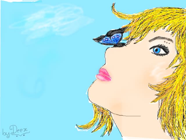 Blue eyed girl