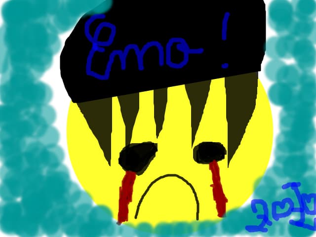 emo emoticon :))