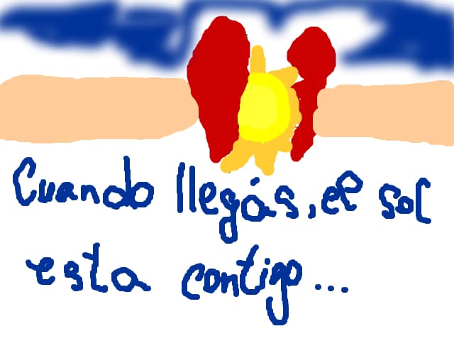 Cand vii,soarele este cu tine,..