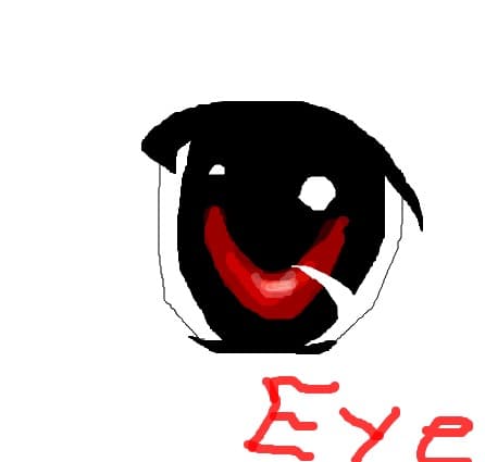 anime eye red