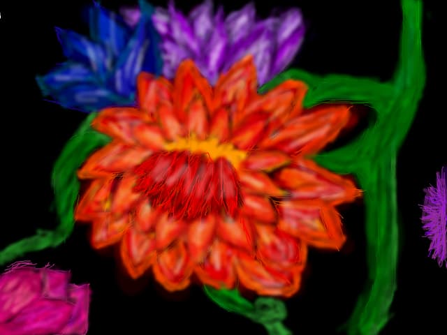 The flowers