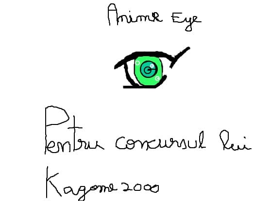 OCHIIUL ANIME PT CONCURSUL LUI KAGOME 2000