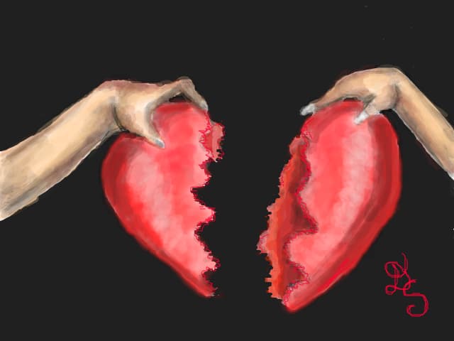 Somebody broke my heart:(