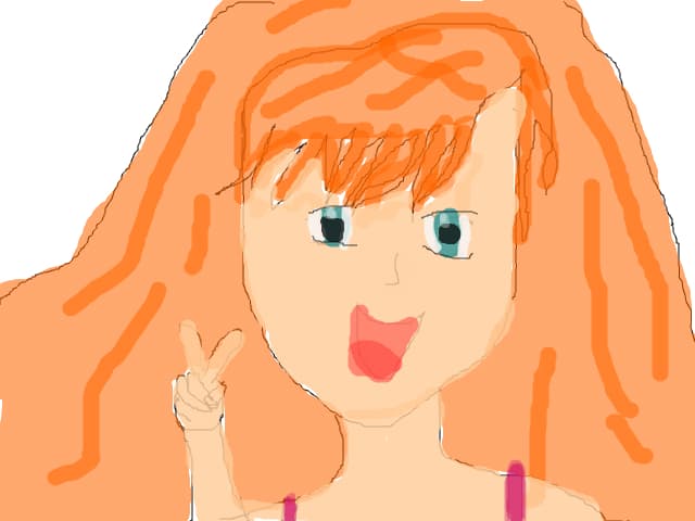 anme girl peace