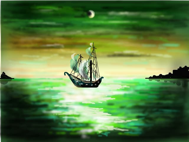 GREEN