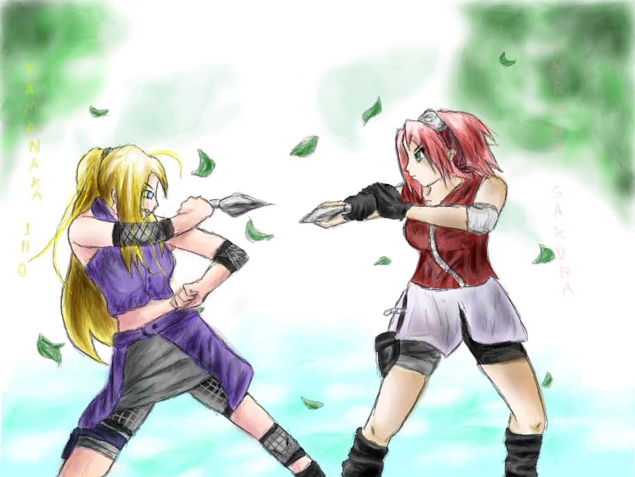 Sakura Haruno vs Ino Yamanaka