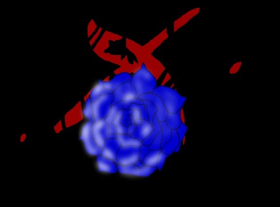 Blue rose