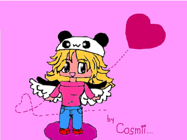panda anime girl