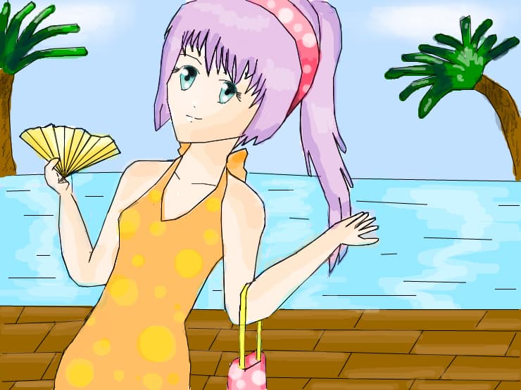 Anime Summer Girl