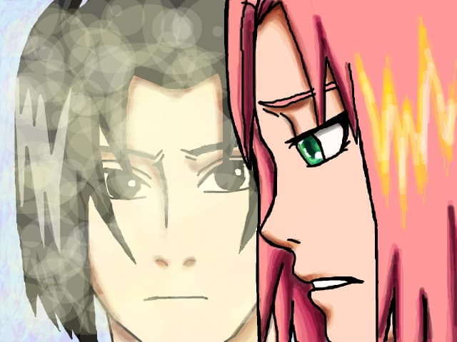 Naruto-Sakura&amp;Sasuke ptr concursul lui pasionata_de_anime , poza 11