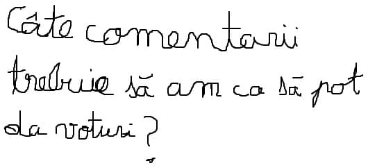 si cate desene si voturi trebuie sa am