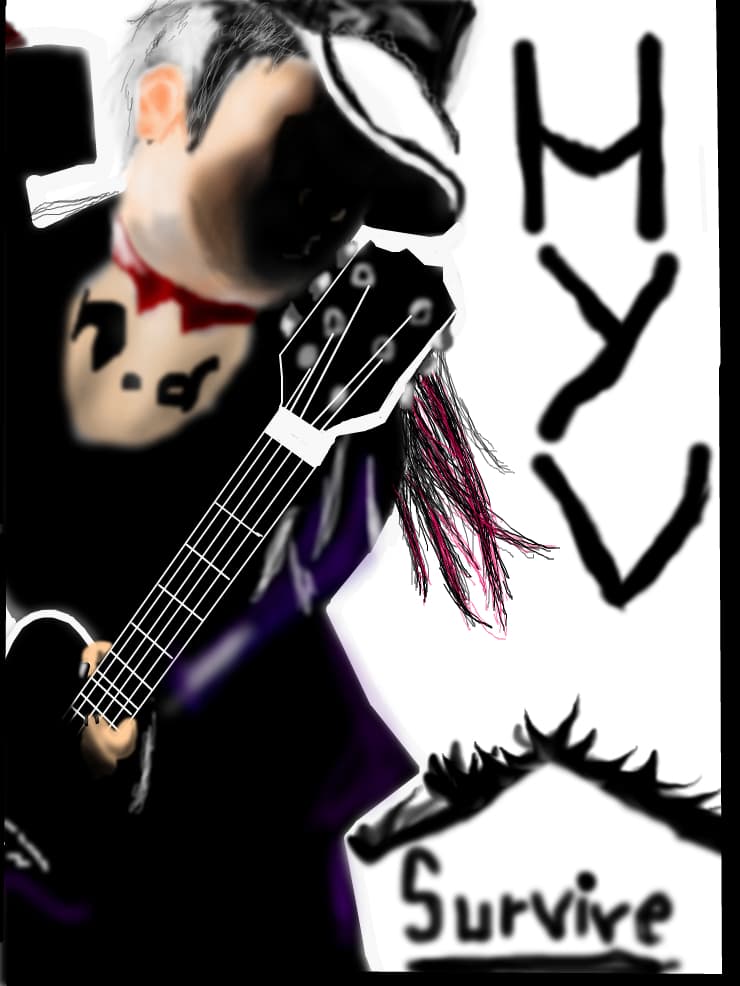 Miyavi-survive...da...dupa 100 de ani de la lansarea piesei am facut si eu un desen:|....si ce mai d