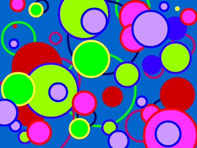 cercuri colorate