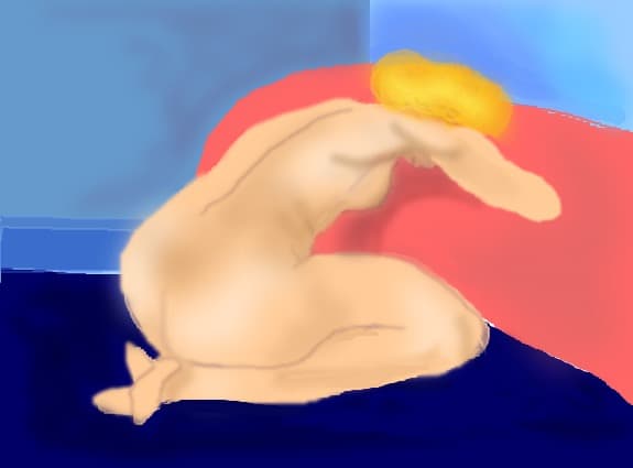 Nud pe canapea dupa Vallotton
