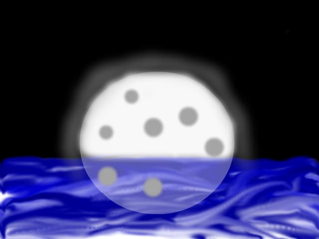rasarit de luna din mare