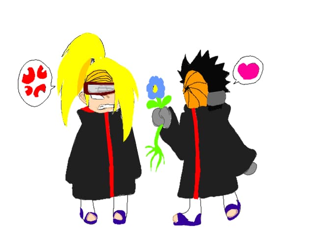 Deidara &amp;amp;amp; Tobi(Uchiha Madara)