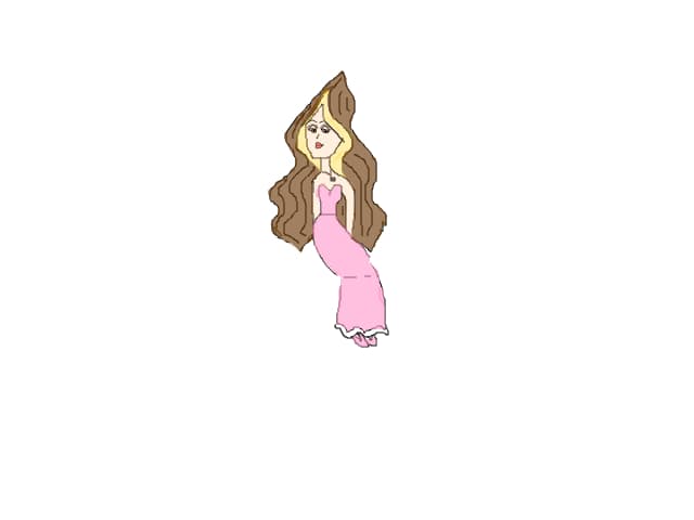 Girl in air