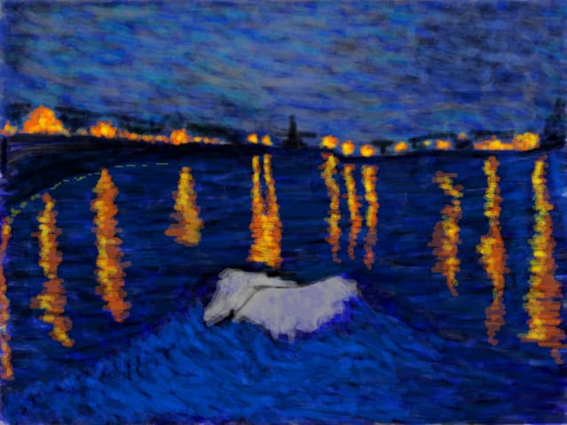 Vincent Van Gogh noapte instelata