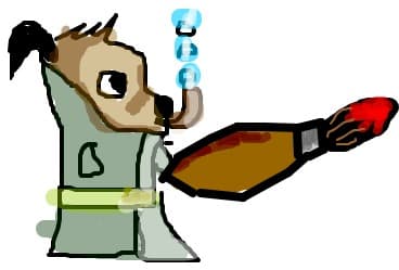 mai am un profil pe nume doggy art