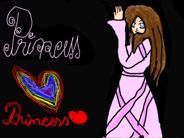 anime girl princess=))))))