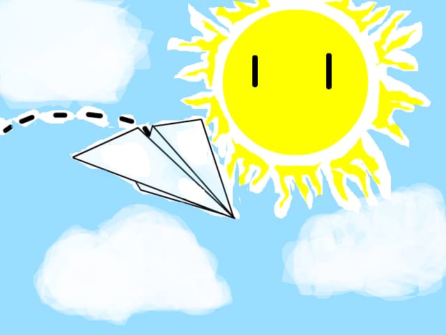 paper plane