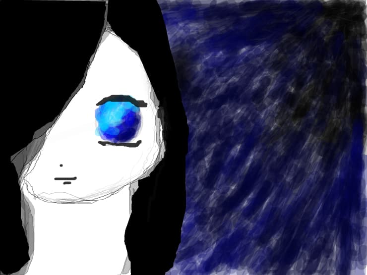 blue eyes
