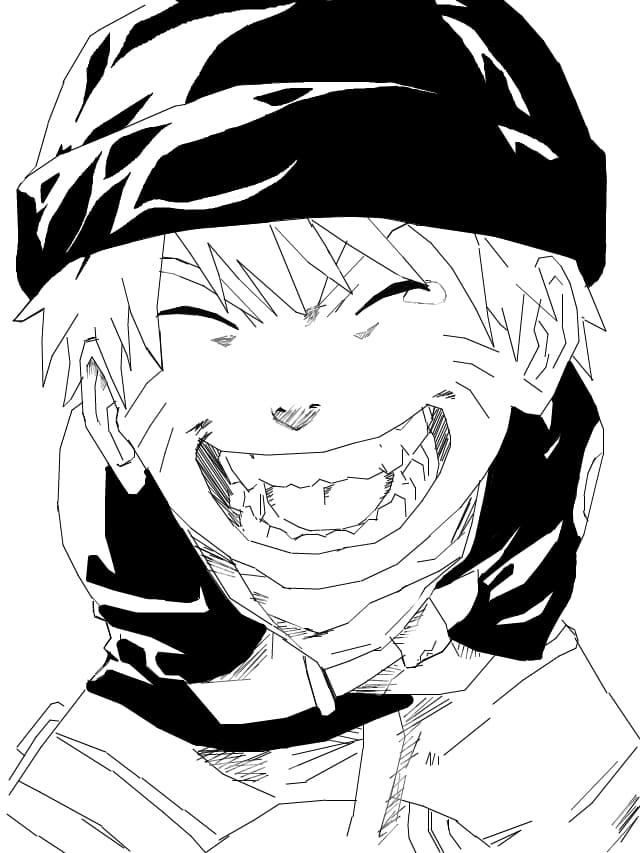 Smiling  Naruto