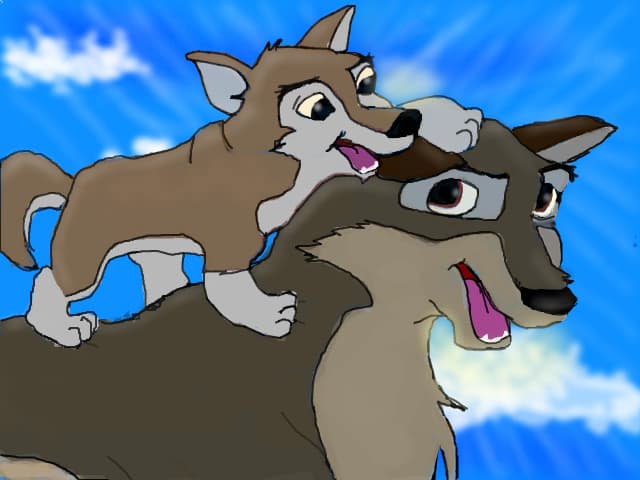 Balto si fiica lui,Aleu(Wolf Quest)