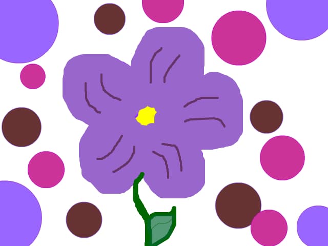 A beautiful purple flower